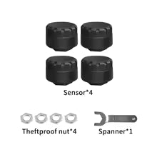 2026 Bluetooth External Tire Pressure Monitor BT TPMS Sensor For Motorcycle Car Van RV and Truck APP View 6 Major Abnormal Alarm - AliExpress 34