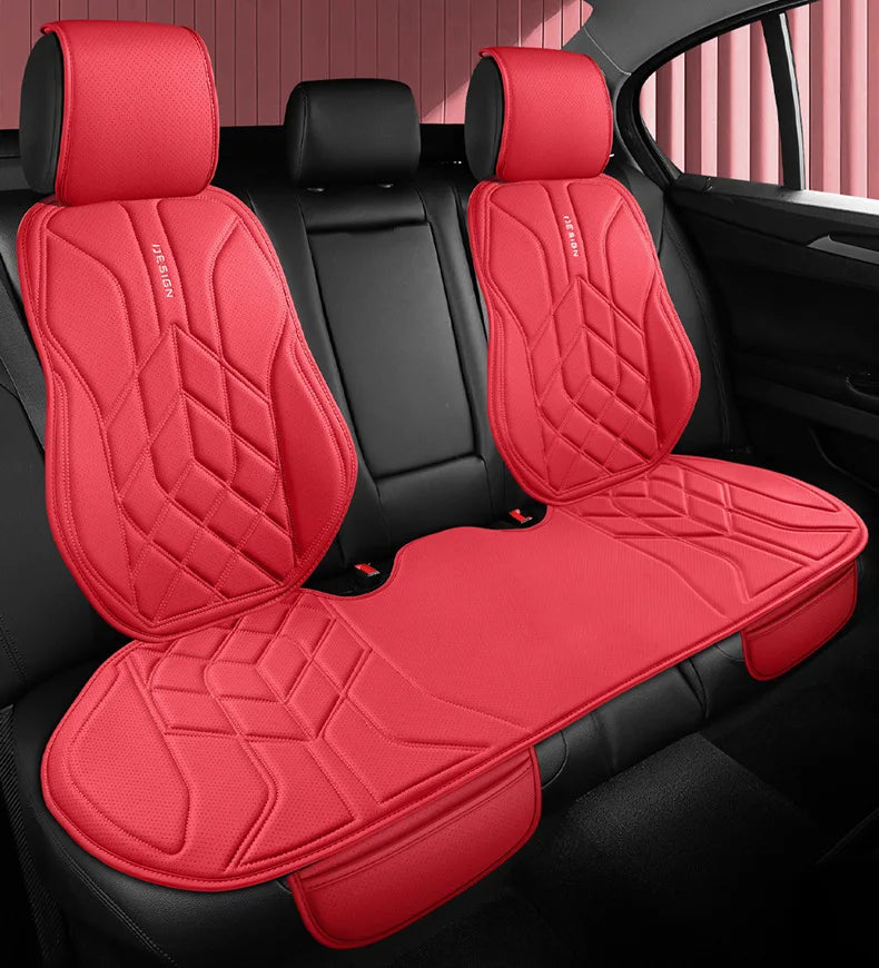 High Quality Universal Car Seat Cover Four Season Perforated Leather Breathable Comfortable Saddle Pad for Car Seats Protection