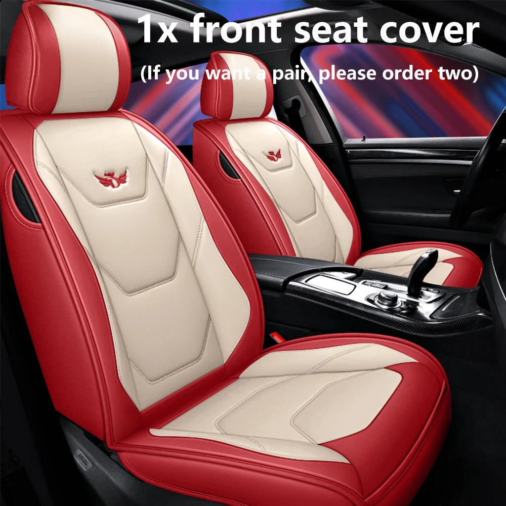 Universal Leather Car Seat Covers for for Subaru Legacy 2014 2022 Impreza XV Forester 2010 2015 Outback 2012 Auto Accessories