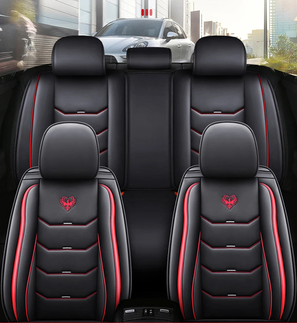 Universal Leather Car Seat Cover For Golf 7 Megane 4 Cupra Formentor Nissan Qashqai j11 J10 E90 Accsesories Interior Covers