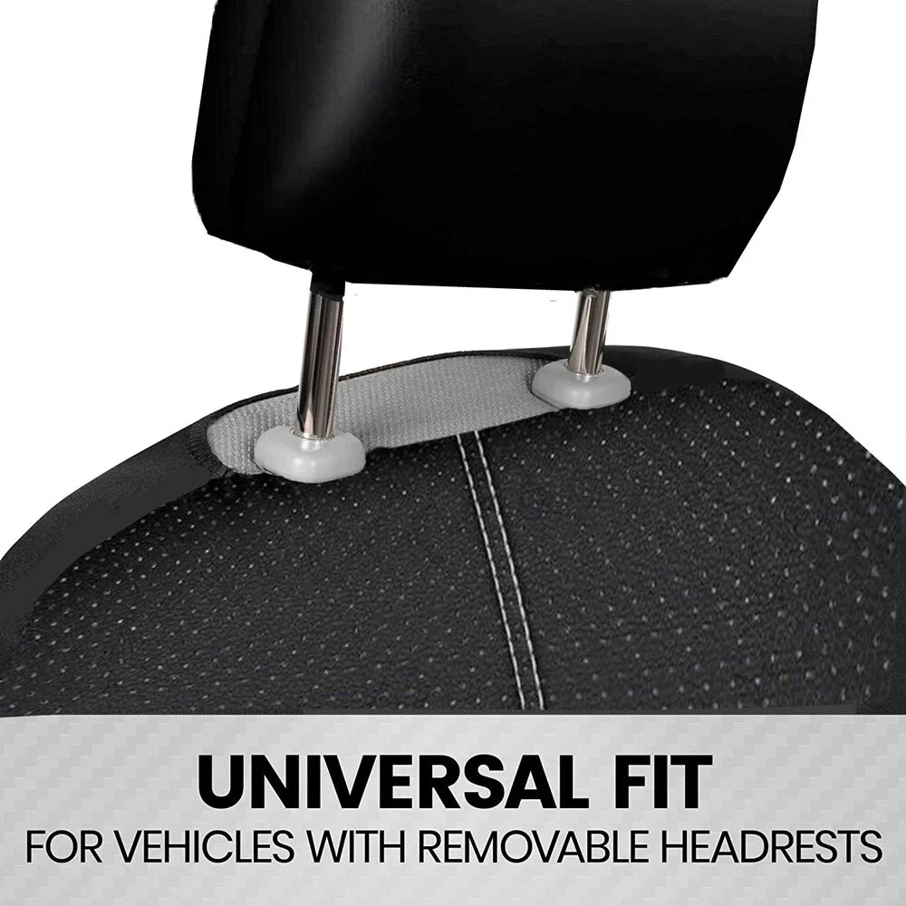 Car Seat Cover PU Leather Universal Full Set Vehicle Seat Cushion Full Surround Protective Pad Interior Accessories