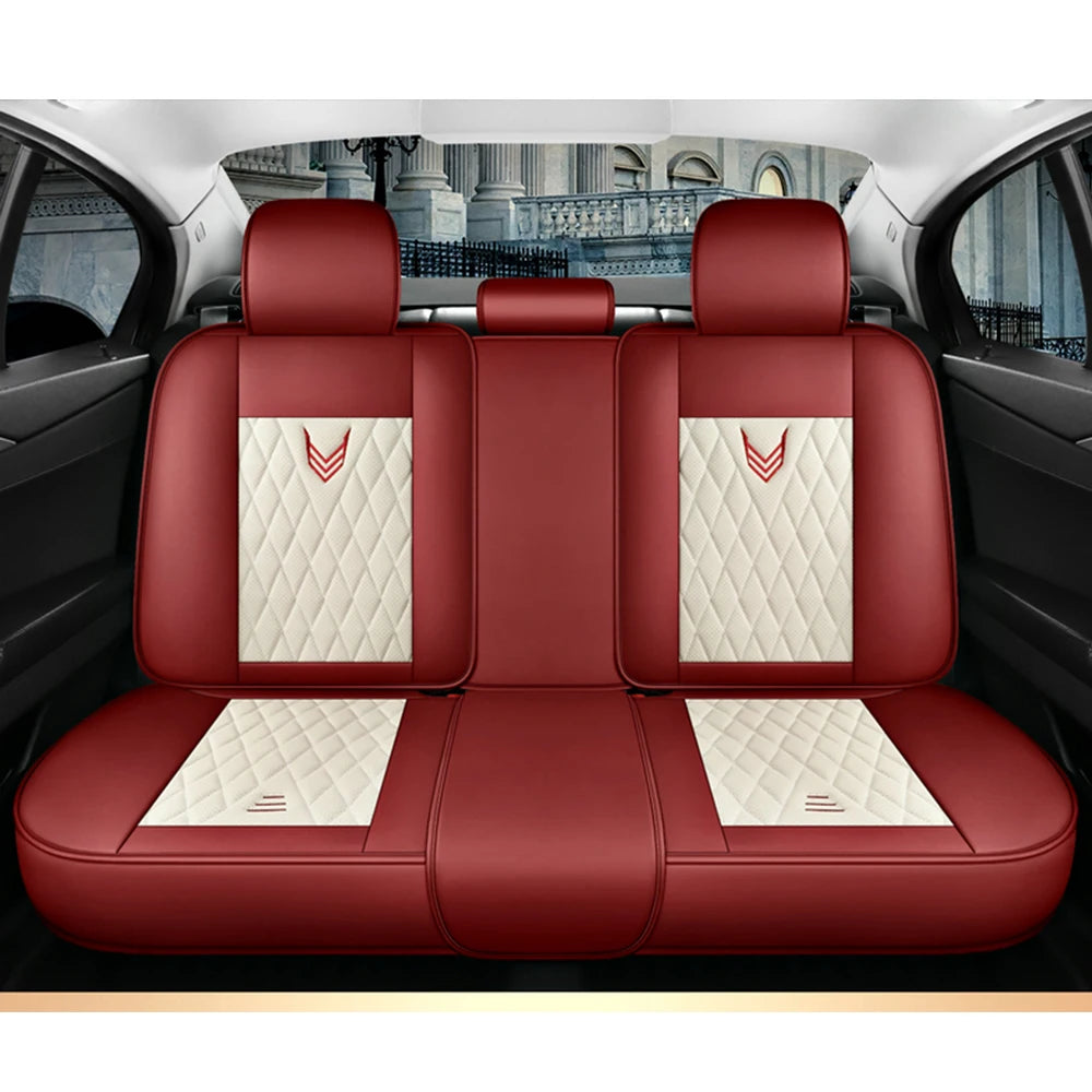 Universal Leather Car Seat Covers for Lada Granta Vesta SW Cross 2114 Xray Kalina Largus Interior Accessories for Vehicle Parts
