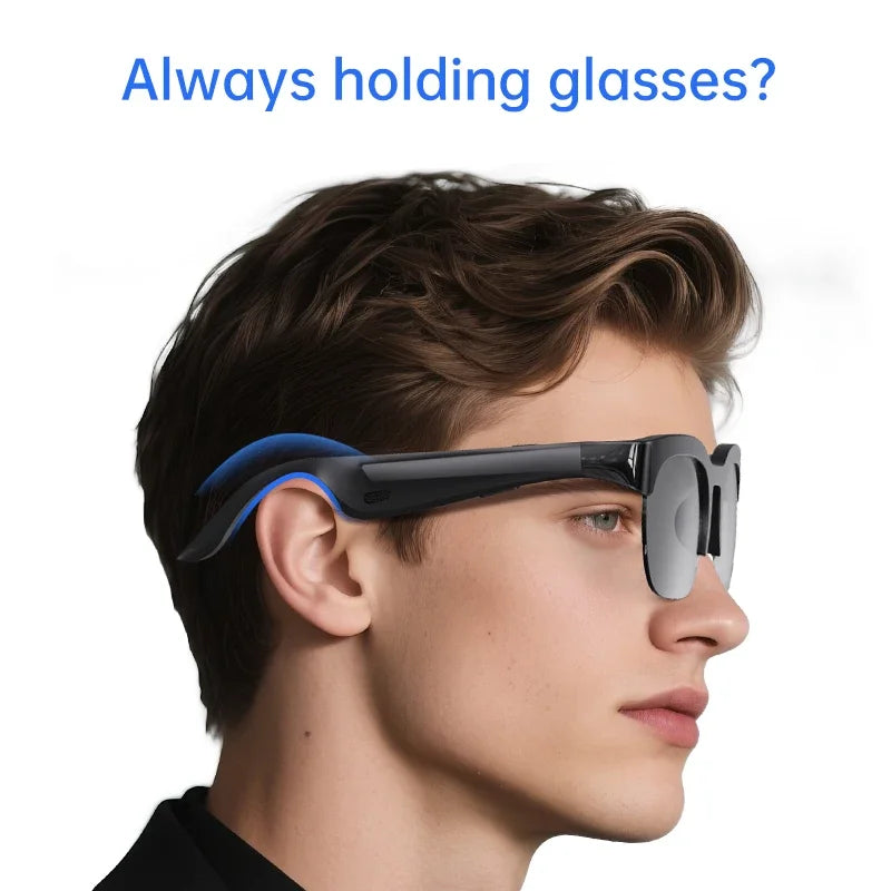 Lenovo Smart AI GlassesRemote Control Touch with Photo Camera Recording Translator Voice Assistant Music Bluetooth Sunglasses