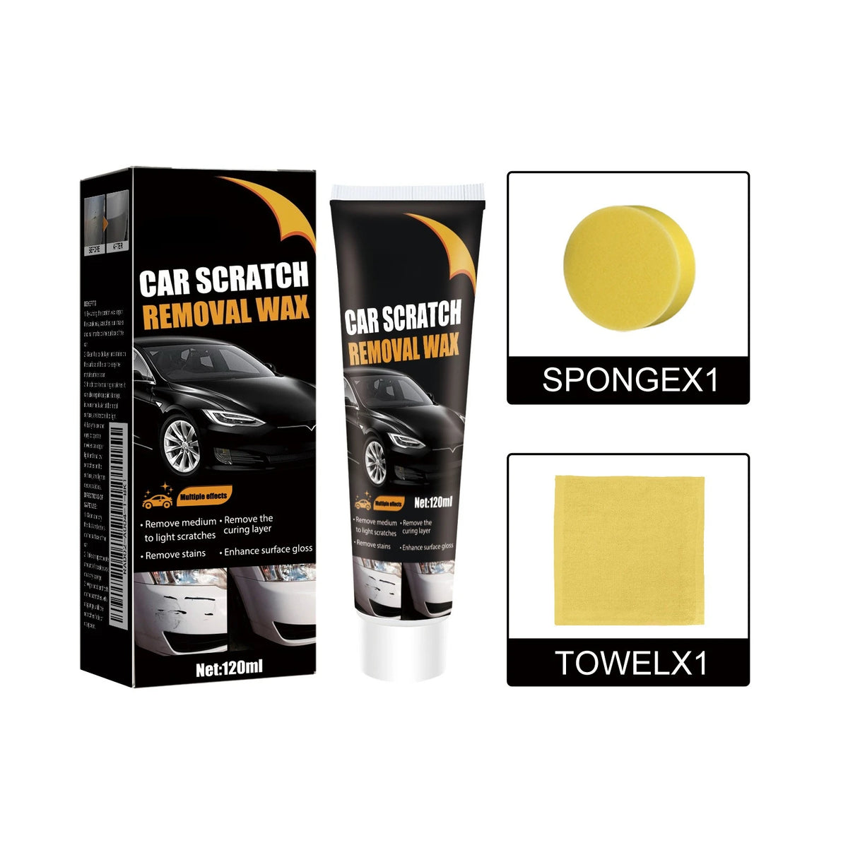 Car Scratch Remover Paint Care Tools Auto Swirl Remover Scratch Repair Polishing Body Compound Anti Scratch Wax Fast Acting