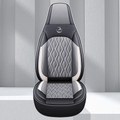 Universal Single  Car Seat Cover - Full-Wrap Design  Perforated PU Leather (Breathable & Durable), All-Season Fit for Most Cars