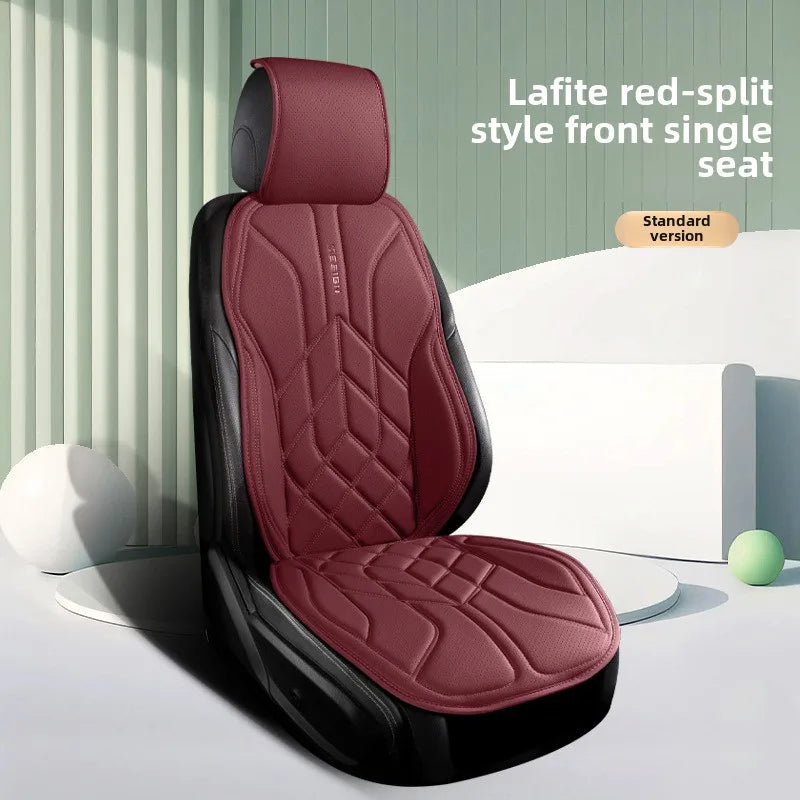 High Quality Universal Car Seat Cover Four Season Perforated Leather Breathable Comfortable Saddle Pad for Car Seats Protection
