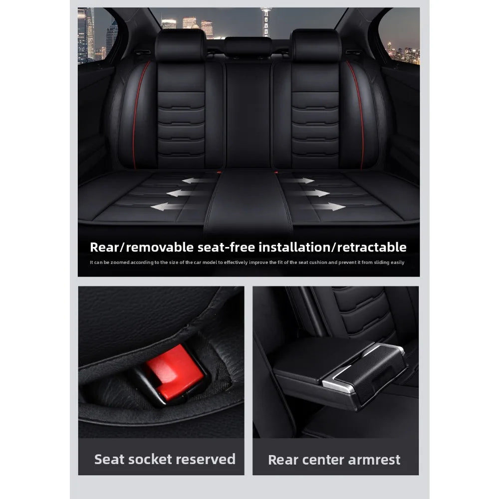 Universal Pu Leather Car Seat Covers for Mercedes All Car Models E-CLASS W210 W212 W213 W214 C207 C238 Car Accessories