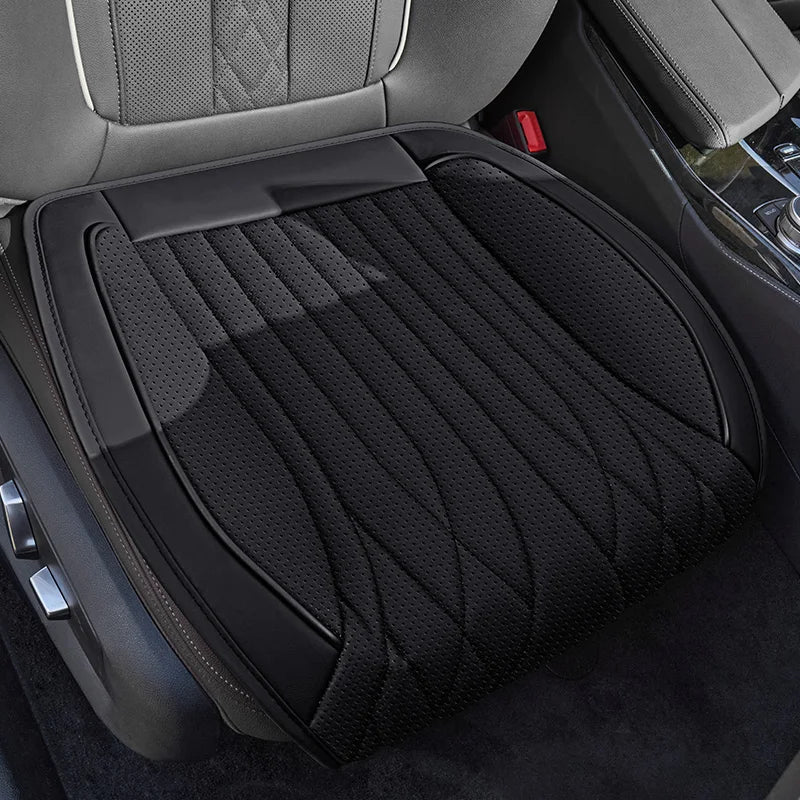 Universal Car Seat Cushion for the Front Row, Comfortable, Breathable, Wear-Resistant, Durable Nappa Leather Car Seat Cushion, Suitable for Various Seats in Multiple Settings, Available in 6 Color Options, a Must-Have Accesso