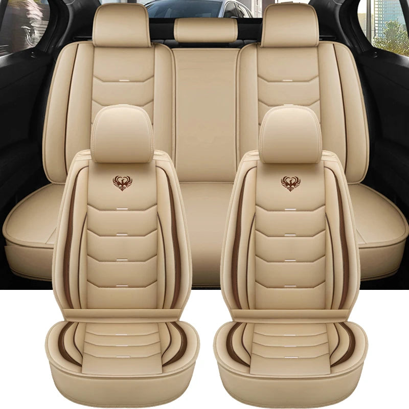 Universal Leather Car Seat Cover For Golf 7 Megane 4 Cupra Formentor Nissan Qashqai j11 J10 E90 Accsesories Interior Covers