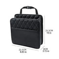 Universal Car Seat Back Organizer PU Leather Storage Bag Multi-Pocket Design Waterproof Tissue Holder Cup Holder Garbage Pocket