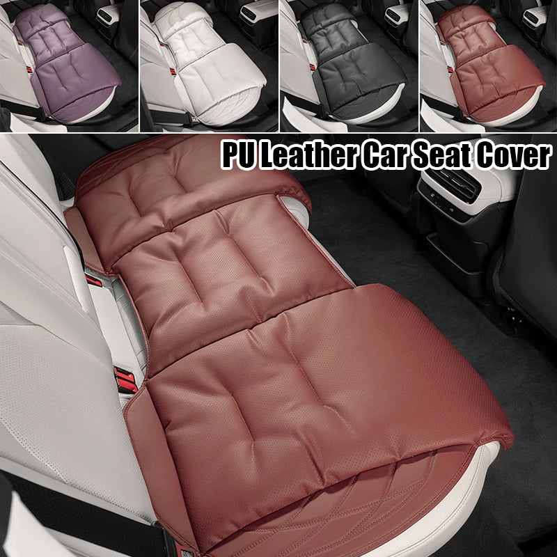 Super Comfort Nappa Leather Car Seat Cover Soft Seat Thicken Cushion Four-season Universal Luxury Auto Nterior Upgrade Men Women