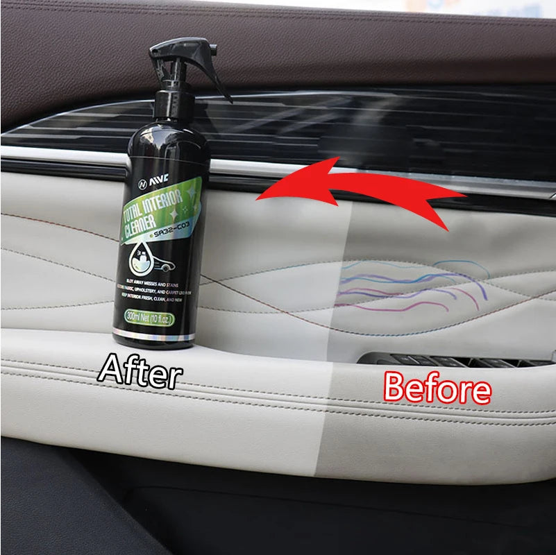 Car Interior Cleaner Agent Ceiling Cleaner Auto Upholstery Seat Waterless Wash Free Multipurpose Auto Dash Cleaning Tool AIVC-C