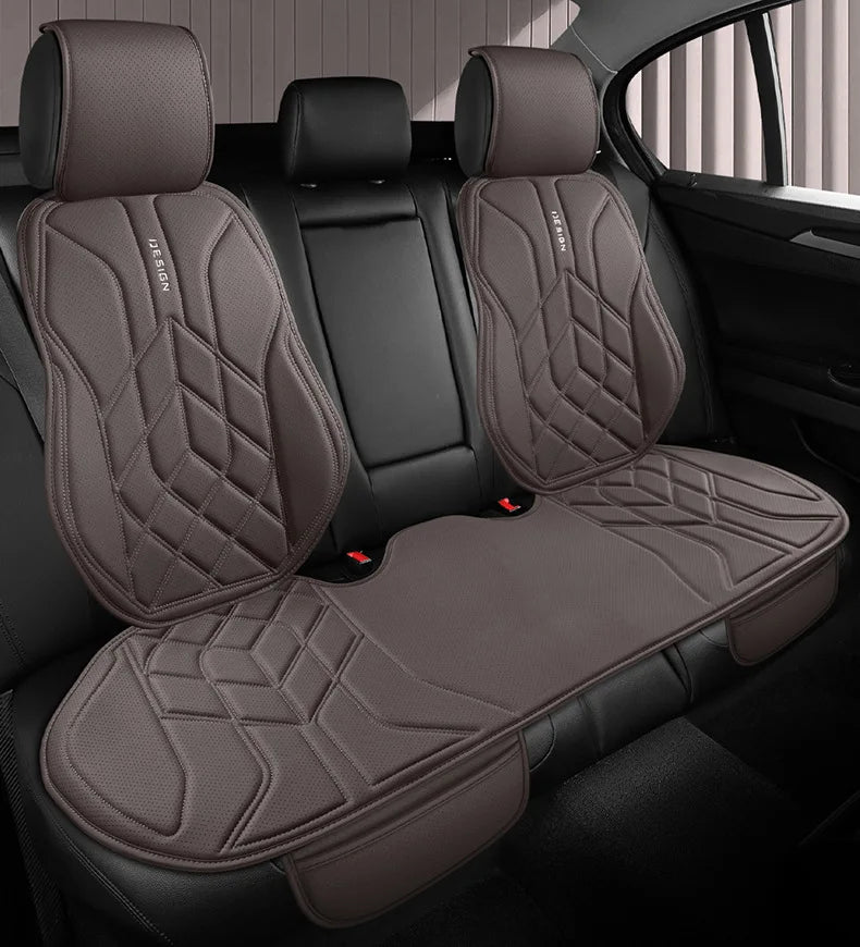 High Quality Universal Car Seat Cover Four Season Perforated Leather Breathable Comfortable Saddle Pad for Car Seats Protection