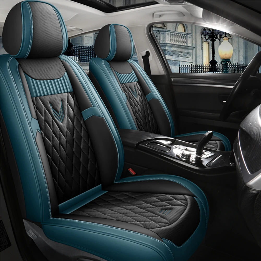 Universal Leather Car Seat Covers for Lada Granta Vesta SW Cross 2114 Xray Kalina Largus Interior Accessories for Vehicle Parts