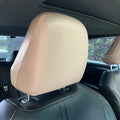 Universal Car Headrest Cover PU Leather Waterproof Dustproof Elastic Car Protect Seat Cap Taxi Car Interior Modified Seat Covers