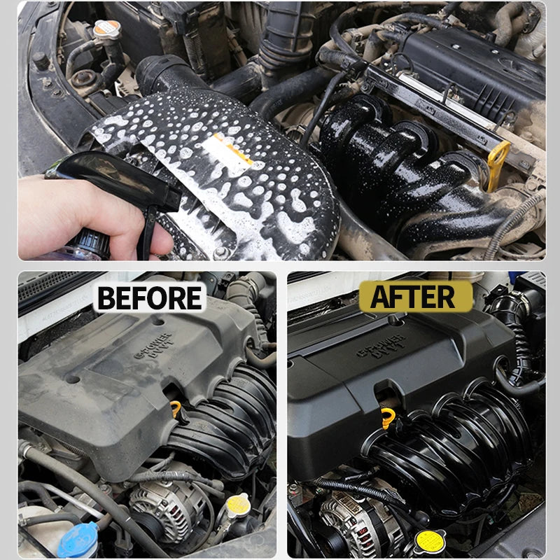 Car Engine Bay Cleaner Powerful Decontamination Cleaning Product For Engine Compartment Car Cleaning Product Auto Care Kit