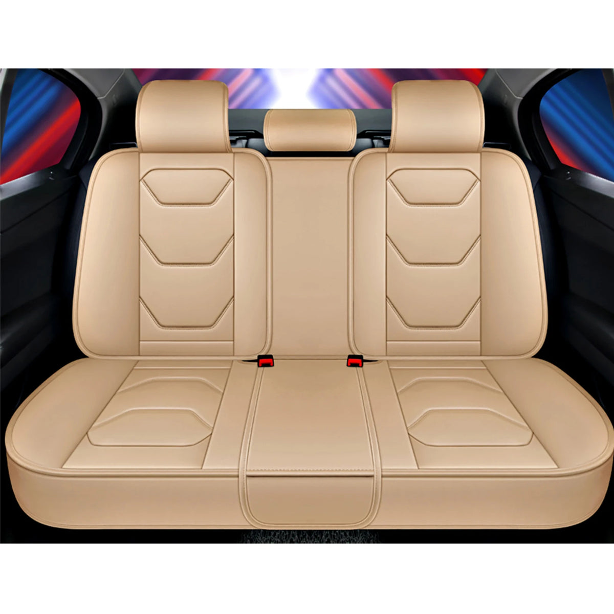 Universal Leather Car Seat Covers for for Subaru Legacy 2014 2022 Impreza XV Forester 2010 2015 Outback 2012 Auto Accessories