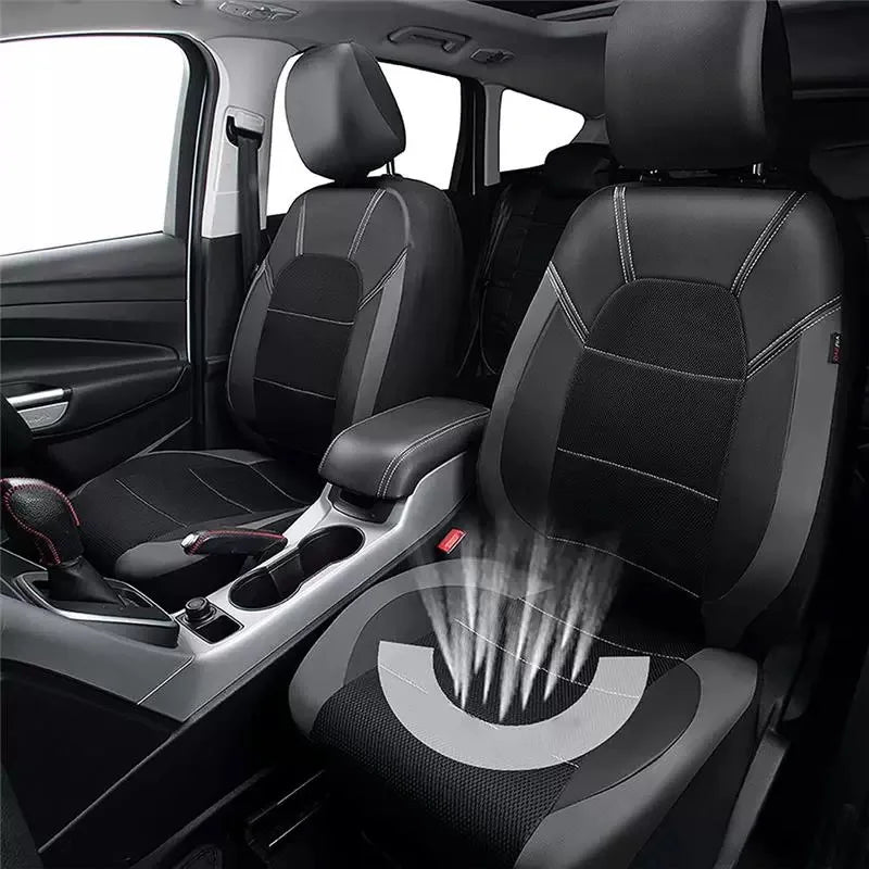 Universal Car Seat Cover For Kia Picanto Soul Carens Jaguar XF XE Jetour X70 Aiways U5 MG ZS Fit Most Sedans Vans SUVs Trucks