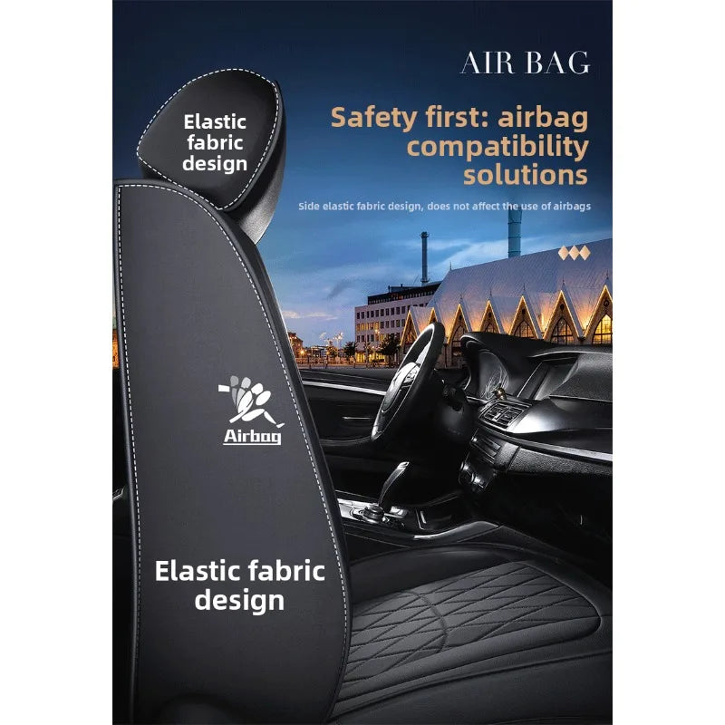 Full Coverage Universal Pu Leather Car Seat Covers for Mercedes All Car Models E-CLASS W210 W212 W213 W214 C207 Car Accessories