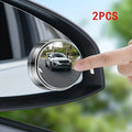 2-piece Set of 360 Degree High-definition Circular Car Rearview Mirrors, Reverse Blind Spot Rearview Mirror Auxiliary Mirror - AliExpress