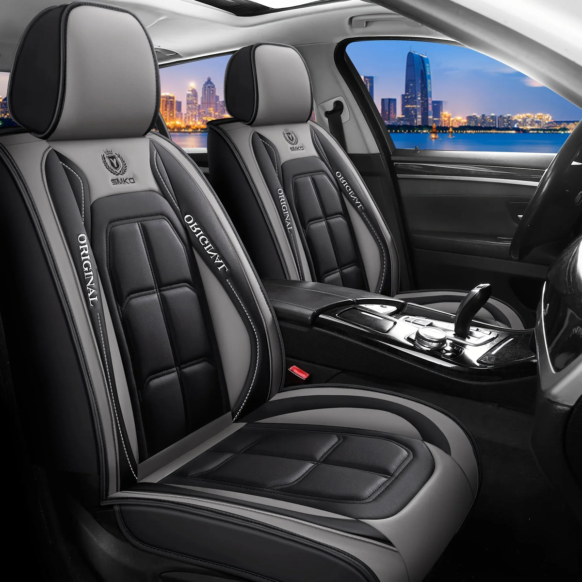 Car seat cushion full surround all season universal leather seat cover wear-resistant, dirt resistant, breathable car seat cover