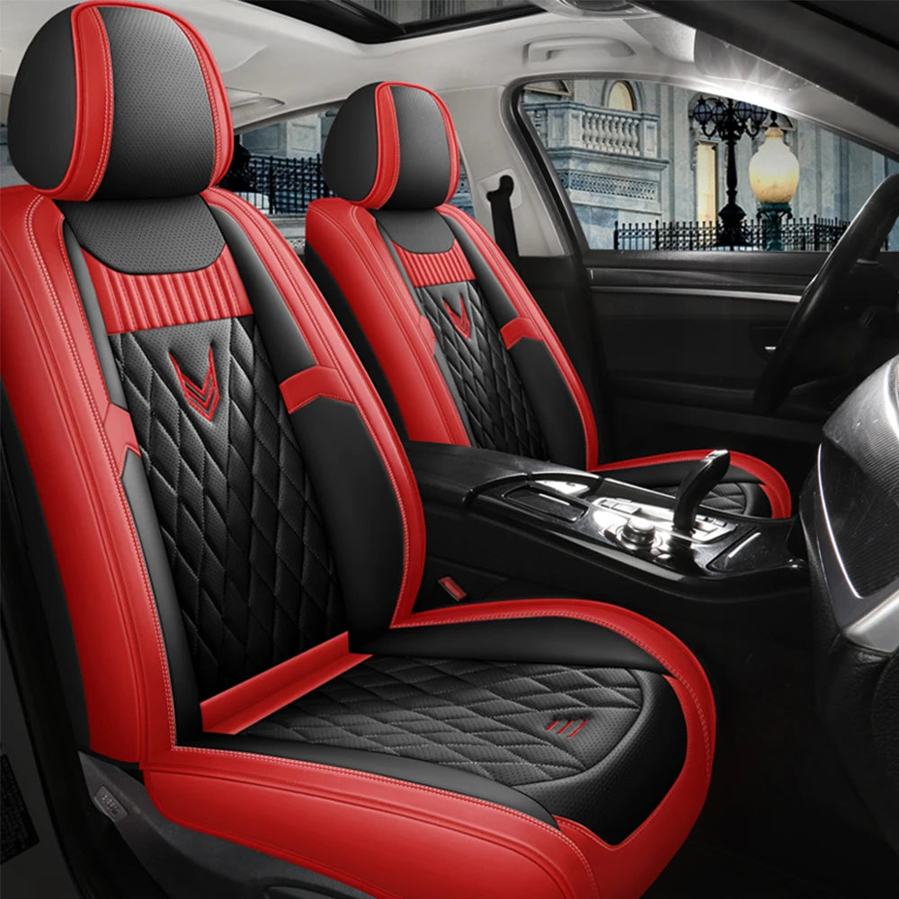 Universal Leather Car Seat Covers for Lada Granta Vesta SW Cross 2114 Xray Kalina Largus Interior Accessories for Vehicle Parts