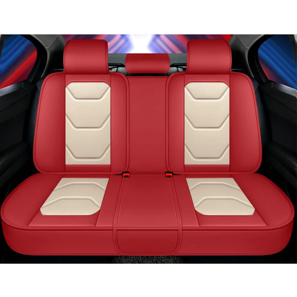 Universal Leather Car Seat Covers for for Subaru Legacy 2014 2022 Impreza XV Forester 2010 2015 Outback 2012 Auto Accessories