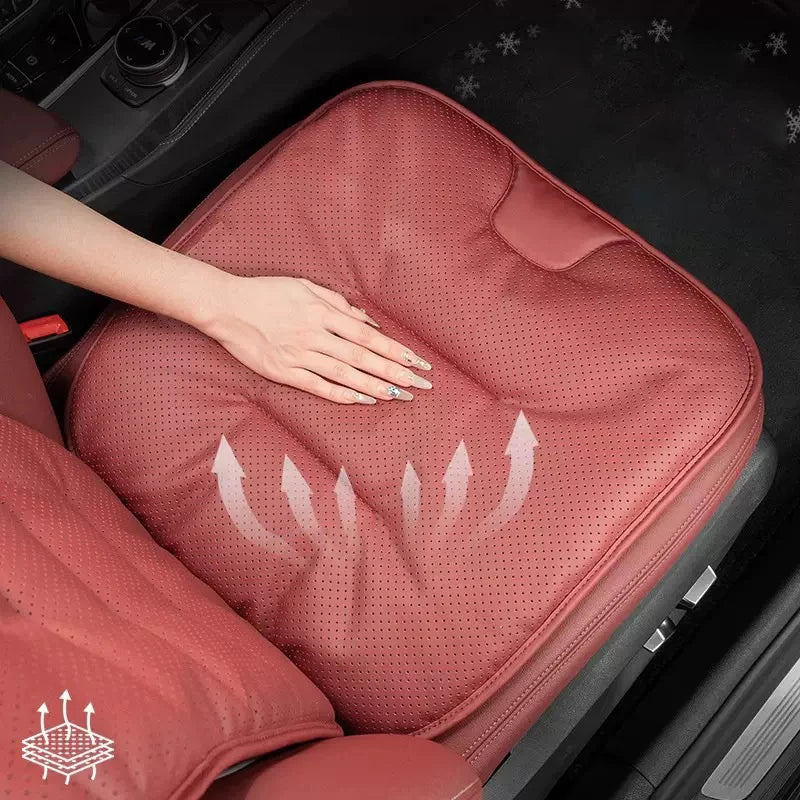 Universal Car Seat Cover PU Leather Cars Seat Waist Cushion Covers Four Season Auto Interior Seats Protection Pad Car Accessorie
