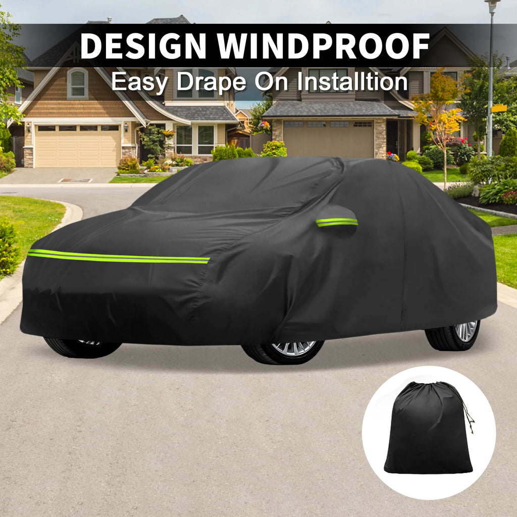 UXCELL Uxcell Car Cover for Mercedes-Benz C-Klasse W206 Estate 2014-2023 210D-PU Outdoor Full Car Cover All Weather Sun