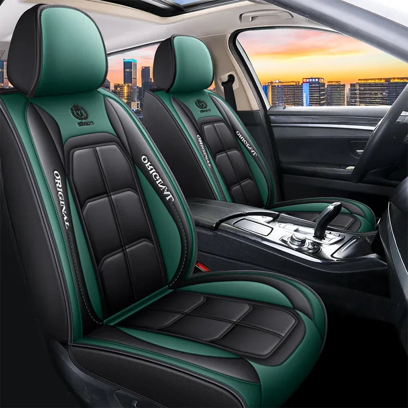 Car seat cushion full surround all season universal leather seat cover wear-resistant, dirt resistant, breathable car seat cover