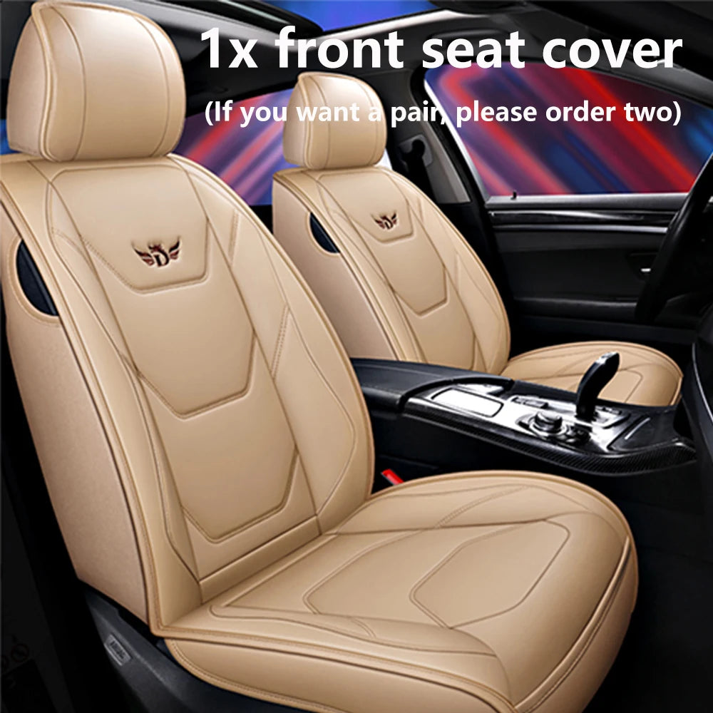 Universal Leather Car Seat Covers for for Subaru Legacy 2014 2022 Impreza XV Forester 2010 2015 Outback 2012 Auto Accessories
