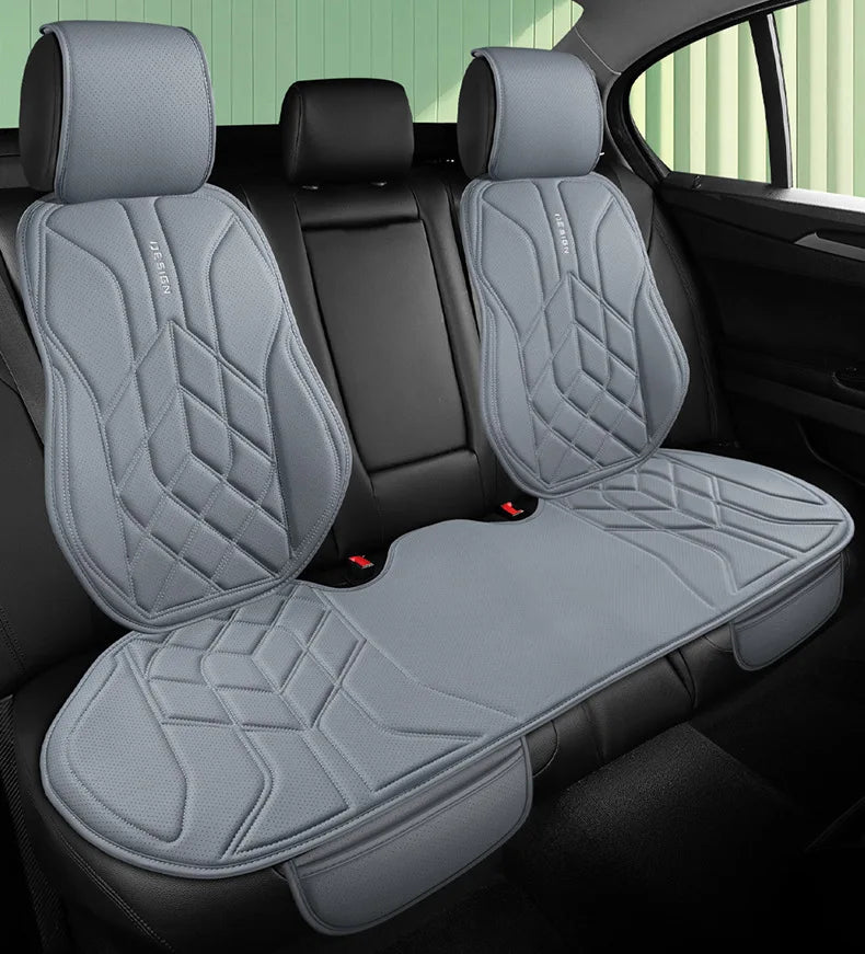 High Quality Universal Car Seat Cover Four Season Perforated Leather Breathable Comfortable Saddle Pad for Car Seats Protection