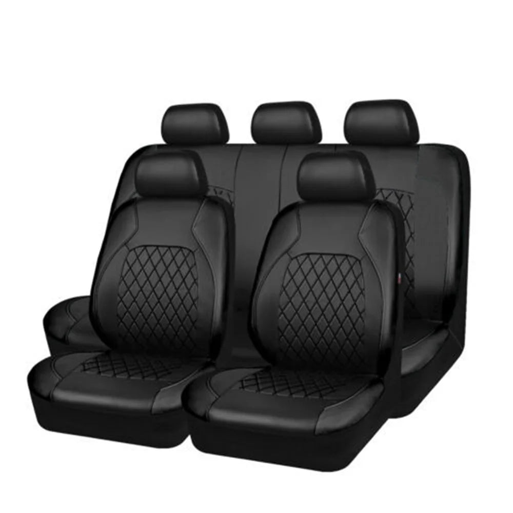 Universal Car Seat Set PU Leather Car Seat Cushion Fully Surrounded Protective Pad Anti-Scratch Car Interior Accessories