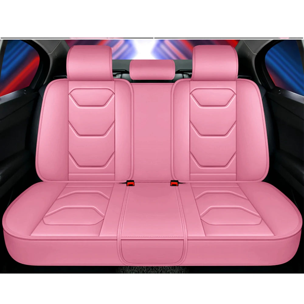 Universal Leather Car Seat Covers for for Subaru Legacy 2014 2022 Impreza XV Forester 2010 2015 Outback 2012 Auto Accessories