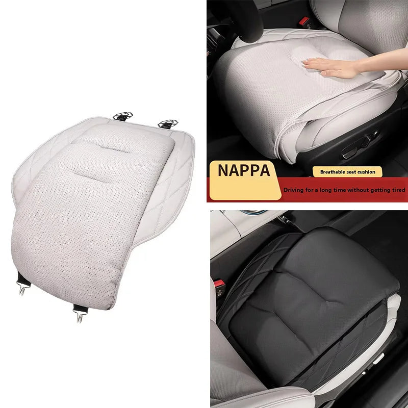Universal Car Seat Cover Leather Cars Seat Waist Cushion Covers Four Season Auto Interior Seats  Protection Pad Car Accessorie