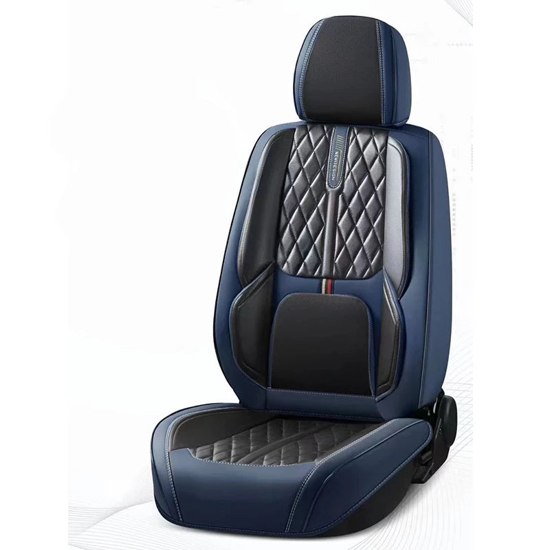 Universal Car Seat Covers Full Covered Durable Artificial Leather Seat Cushion for 90% Sedan SUV  Include Front and Rear Cover