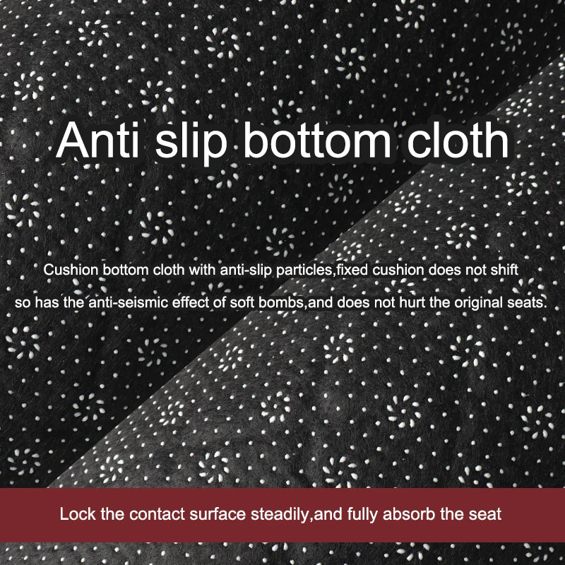 Universal Full Set PU Leather Car Seat Covers Front & Rear Four-Season Breathable Seat Cushion Anti-Slip Auto Seat Protector