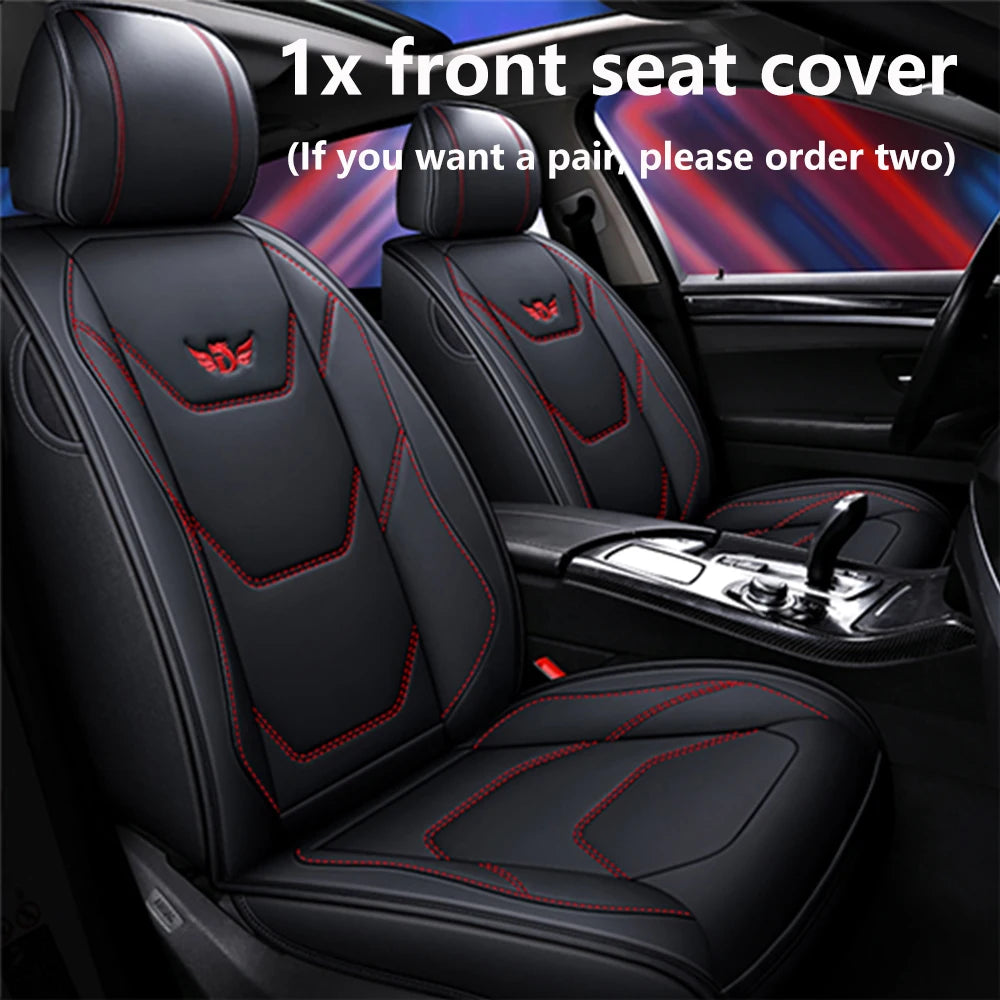 Universal Leather Car Seat Covers for for Subaru Legacy 2014 2022 Impreza XV Forester 2010 2015 Outback 2012 Auto Accessories