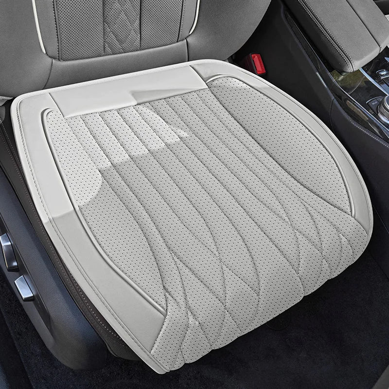 Universal Car Seat Cushion for the Front Row, Comfortable, Breathable, Wear-Resistant, Durable Nappa Leather Car Seat Cushion, Suitable for Various Seats in Multiple Settings, Available in 6 Color Options, a Must-Have Accesso