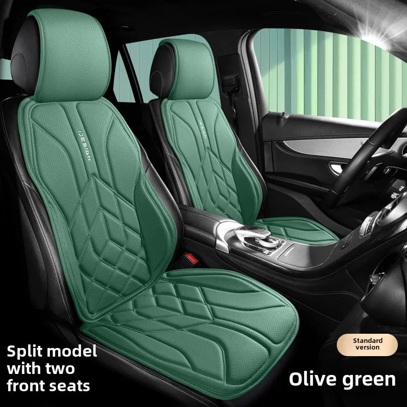 High Quality Universal Car Seat Cover Four Season Perforated Leather Breathable Comfortable Saddle Pad for Car Seats Protection