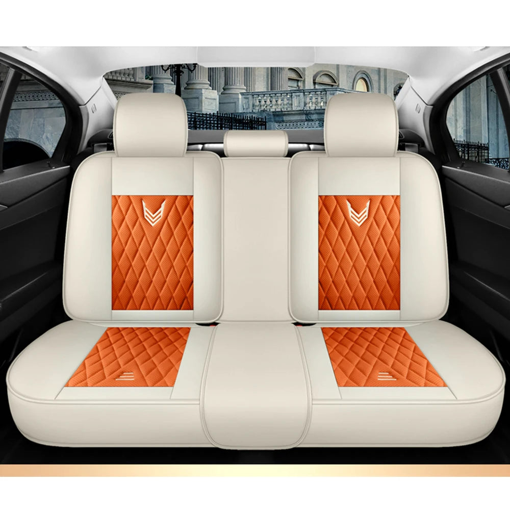 Universal Leather Car Seat Covers for Lada Granta Vesta SW Cross 2114 Xray Kalina Largus Interior Accessories for Vehicle Parts