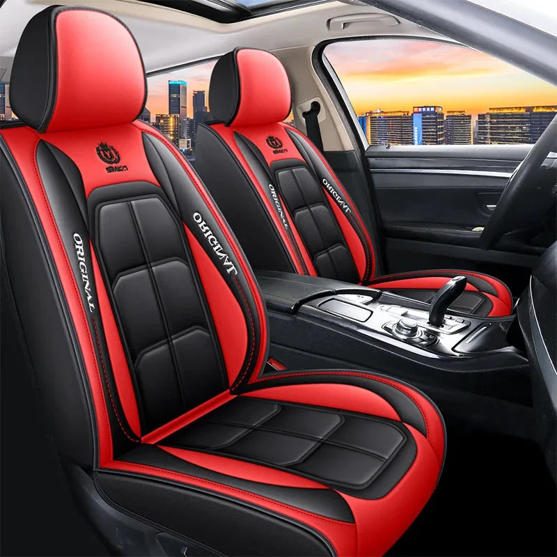 Car seat cushion full surround all season universal leather seat cover wear-resistant, dirt resistant, breathable car seat cover