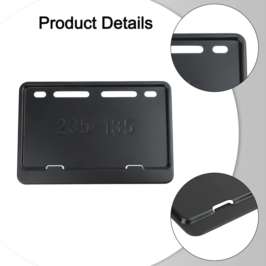 1PC Motorcycle License Plate Frame For Philippine Motorcycle License Plate Frame Carbon Fiber  Rustproof Motorcycle Plate Holder