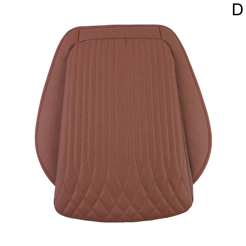 54cm Universal Car Seat Cushion - Breathable Leather with Non-Slip Grip, High Rebound Sponge Support Pad for Commercial Vehicles