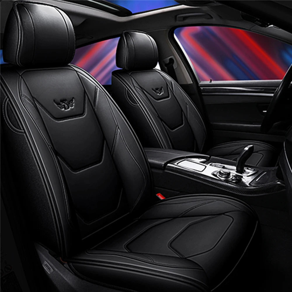 Universal Leather Car Seat Covers for for Subaru Legacy 2014 2022 Impreza XV Forester 2010 2015 Outback 2012 Auto Accessories