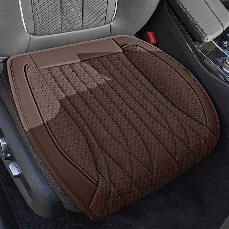 Universal Car Seat Cushion for the Front Row, Comfortable, Breathable, Wear-Resistant, Durable Nappa Leather Car Seat Cushion, Suitable for Various Seats in Multiple Settings, Available in 6 Color Options, a Must-Have Accesso