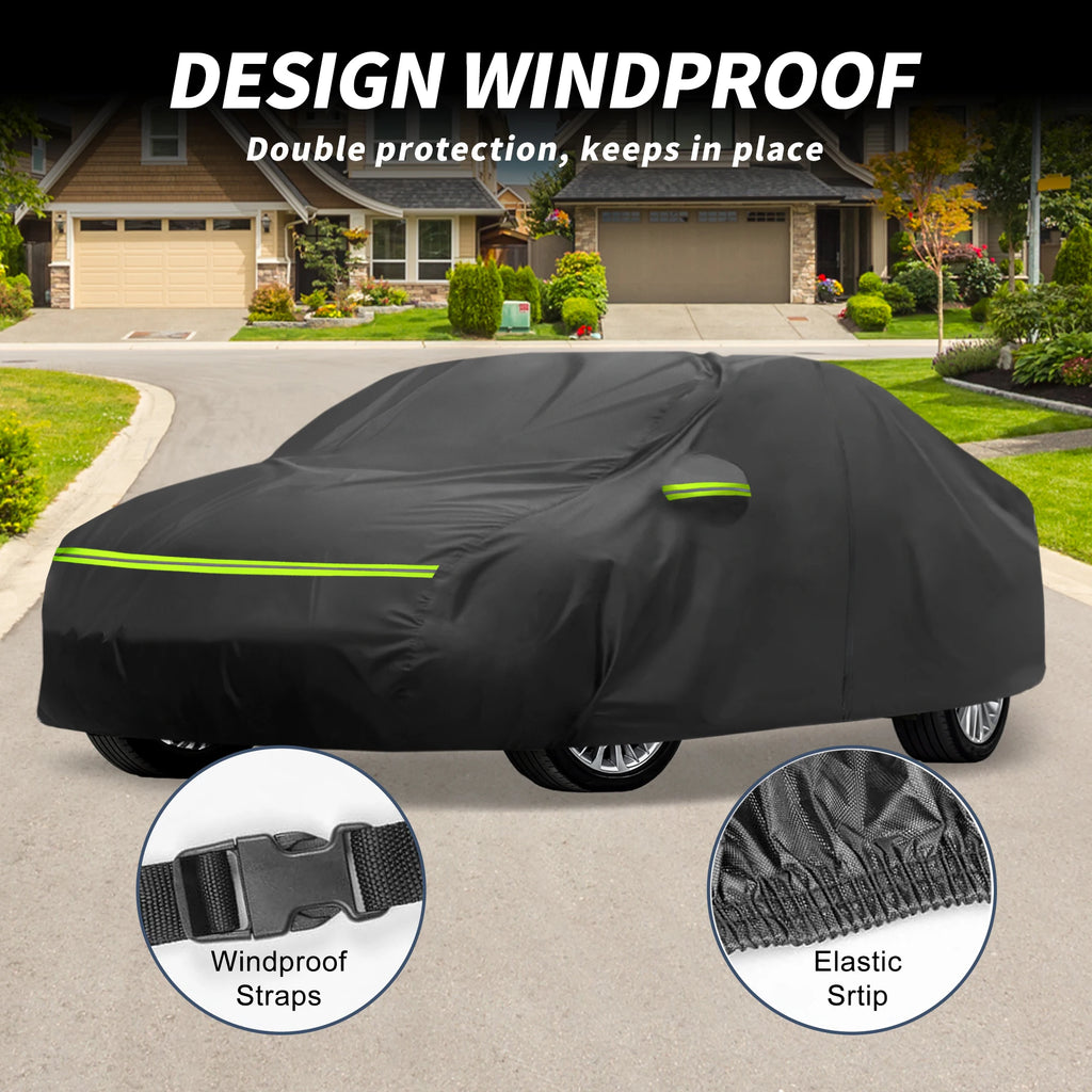 UXCELL Uxcell Car Cover for Mercedes-Benz C-Klasse W206 Estate 2014-2023 210D-PU Outdoor Full Car Cover All Weather Sun