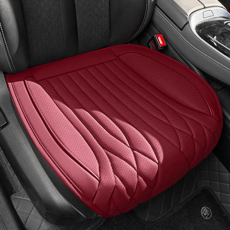 Universal Car Seat Cushion for the Front Row, Comfortable, Breathable, Wear-Resistant, Durable Nappa Leather Car Seat Cushion, Suitable for Various Seats in Multiple Settings, Available in 6 Color Options, a Must-Have Accesso