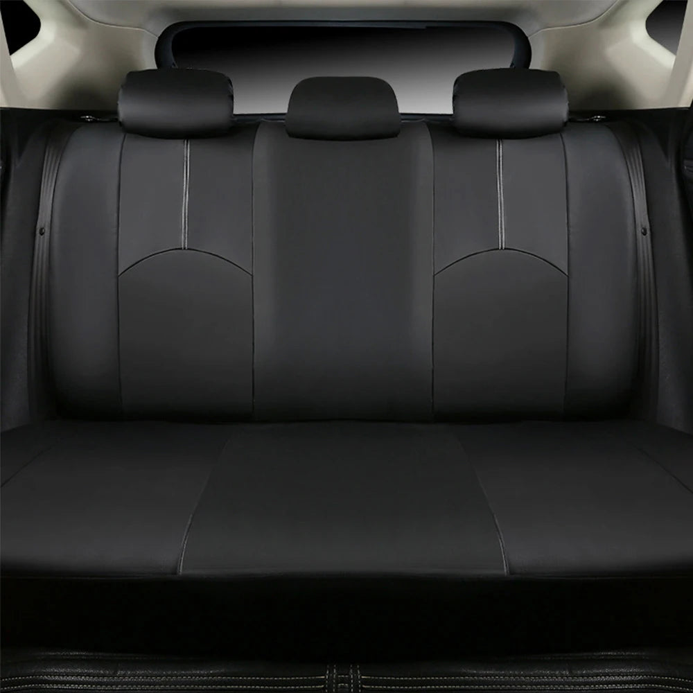 Car Seat Covers PU Leather Full Set Breathable Comfortable Protector Universal Waterproof Car Seat Cover Interior Accessories