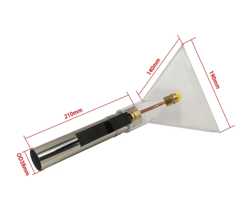 Carpet Vac Extractor Attachment-Tool - Cleaning Vacuum Clear For Upholstery Car Detailing with cleaning switch